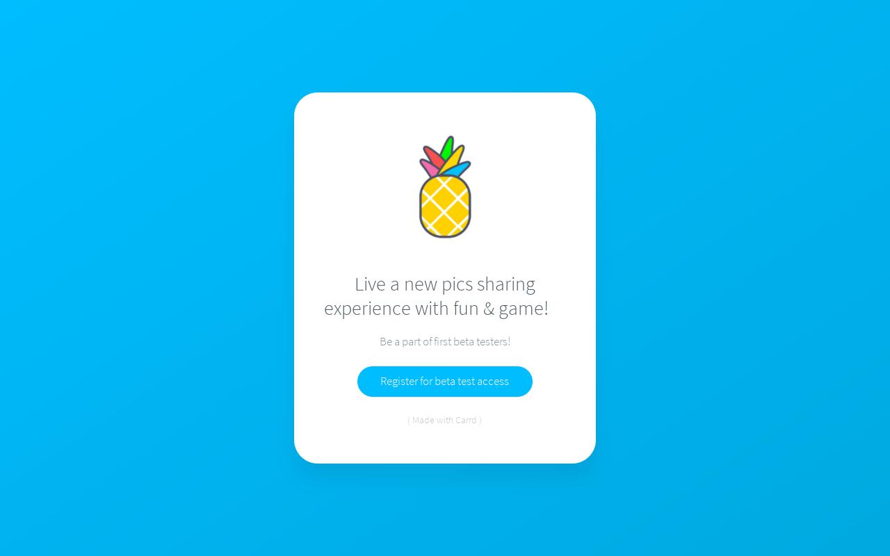 Carrd profile picture for @pineapple
